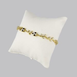 Bracelets Woman/ Manillas Mujer/  14K Real Color/ Zircon Stone// B0197