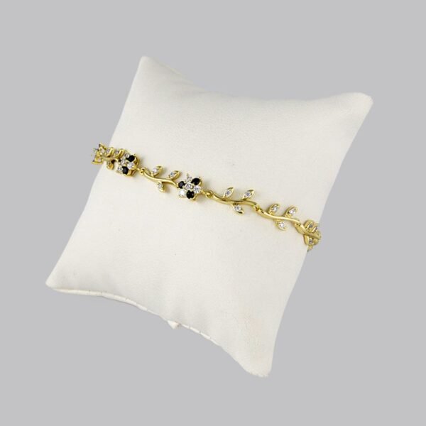 Bracelets Woman/ Manillas Mujer/  14K Real Color/ Zircon Stone// B0197
