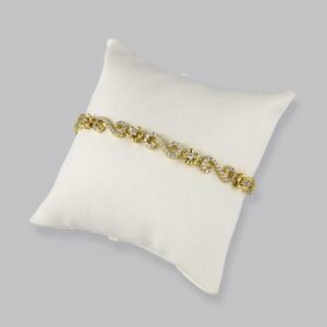 Bracelets Woman/ Manillas Mujer/  14K Real Color/ Zircon Stone// B0200