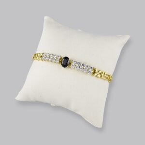 Bracelets Woman/ Manillas Mujer/  14K Real Color/ Zircon Stone// B0202