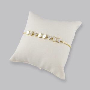 Bracelets Woman/ Manillas Mujer/ 14K Real Color/Zircon Stone/ Ajustable// B0203