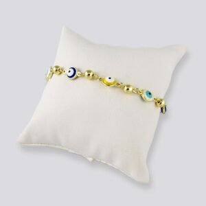 Bracelets Woman/ Manillas Mujer/  14K Real Color/ Plain// B0205