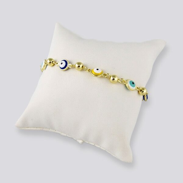 Bracelets Woman/ Manillas Mujer/  14K Real Color/ Plain// B0205