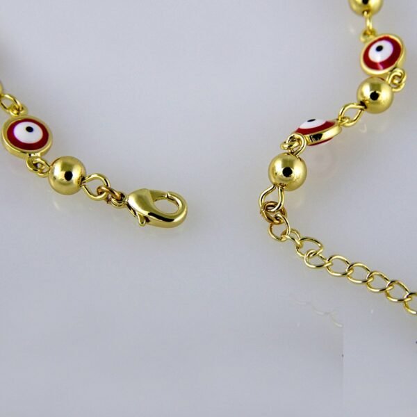 Bracelets Woman/ Manillas Mujer/  14K Real Color/ Plain// B0206 - Image 3