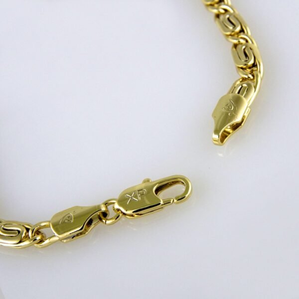 Bracelets Woman or Men / Pulseras mujer, Hombre/ Plain/ 14K Real Color//B0217 - Image 3