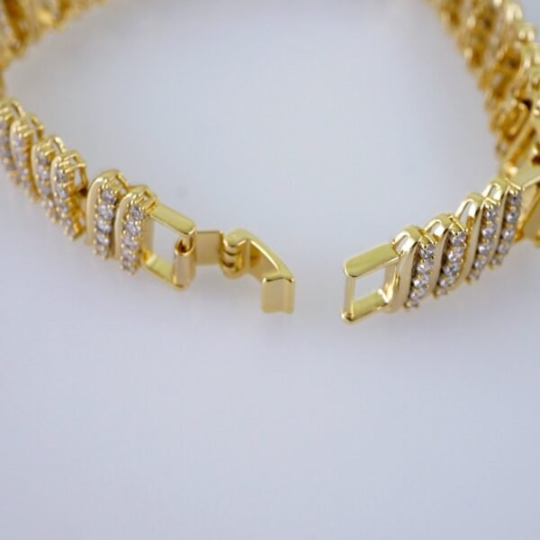 Women Bracelets/ Pulseras Dama/ Zircon Stone/14K Real Color// B1029 - Image 3