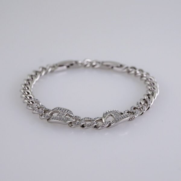 Women Bracelets/ Pulseras Dama/ Zircon Stone/Silver Color// B1052 - Image 2