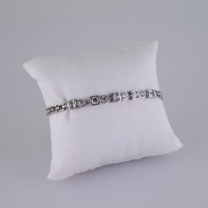 Women Bracelets/ Pulseras Dama/  Zircon Stone/  Silver Color// B1055
