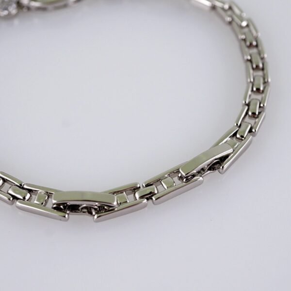 Women Bracelets/ Pulseras Dama/  Zircon Stone/  Silver Color// B1083 - Image 3