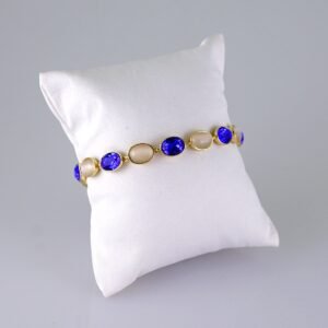 Women Bracelets/ Pulseras Dama/ Zircon Stone/14K Real Color// B1095