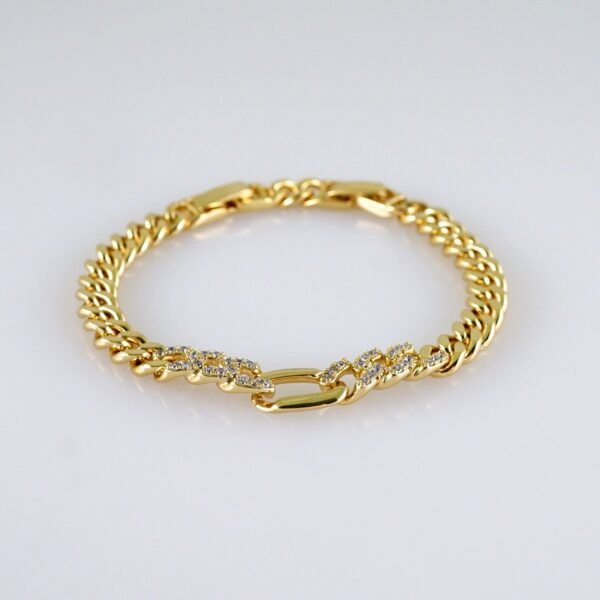 Women Bracelets/ Pulseras Dama/ Zircon Stone/14K Real Color// B1100 - Image 2