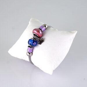 Women Bracelets/ Pulseras Dama/  Zircon Stone/  Silver color// B1107