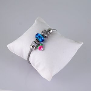 Women Bracelets/ Pulseras Dama/  Zircon Stone/ Silver Color// B1108