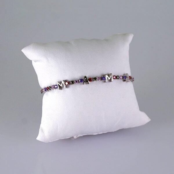 Women Bracelets/ Pulseras Dama/ Zircon Stone/ Silver Color// B1144