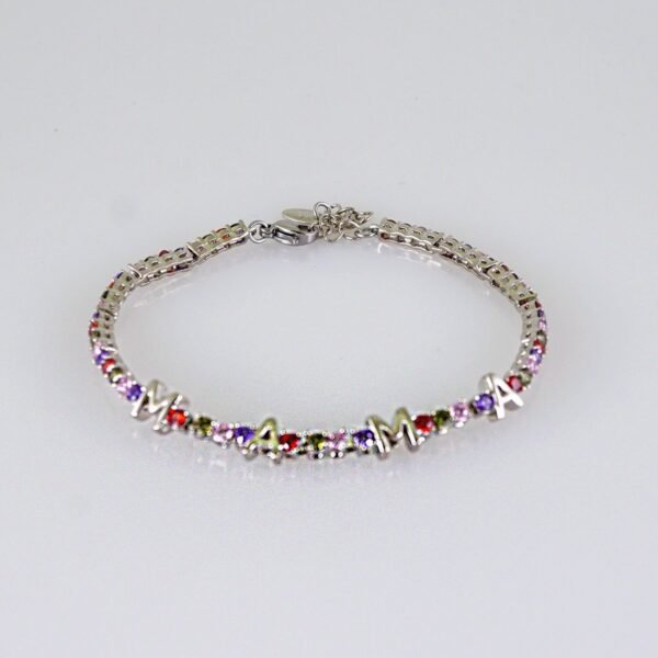 Women Bracelets/ Pulseras Dama/ Zircon Stone/ Silver Color// B1144 - Image 2