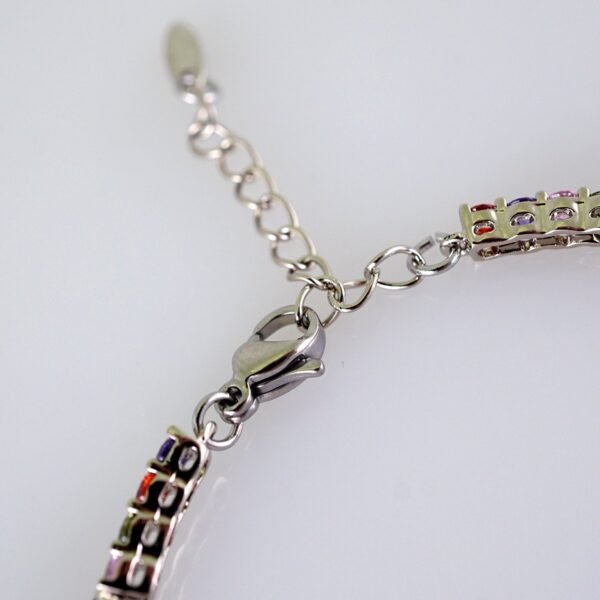 Women Bracelets/ Pulseras Dama/ Zircon Stone/ Silver Color// B1144 - Image 3