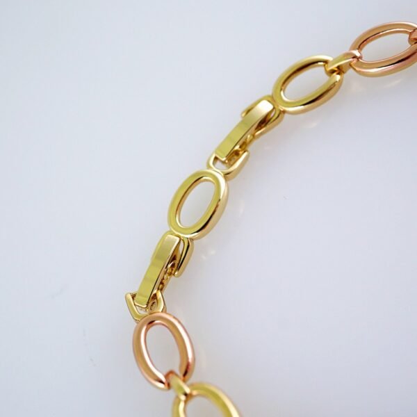 Women Bracelets/ Pulseras Dama/ Zircon Stone/ Three Tone// B1146 - Image 3