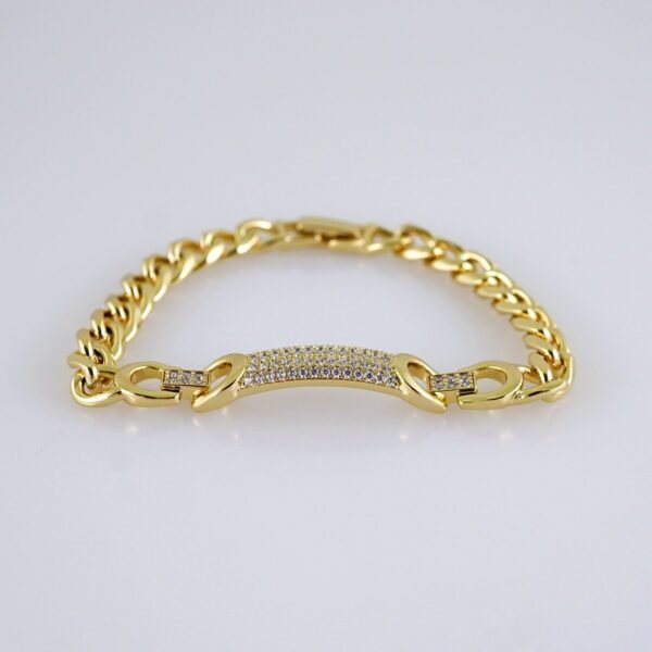 Women Bracelets/ Pulseras Dama/ Zircon Stone/ 14K Real Color// B1148 - Image 2