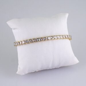 Women Bracelets/ Pulseras Dama/ Zircon Stone/ 14K Real Color// B1151