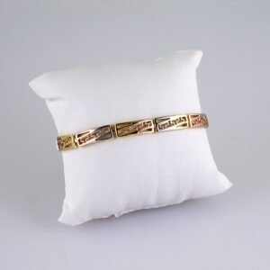 Women Bracelets/ Pulseras Dama/ Zircon Stone/ Three Tone//B1152