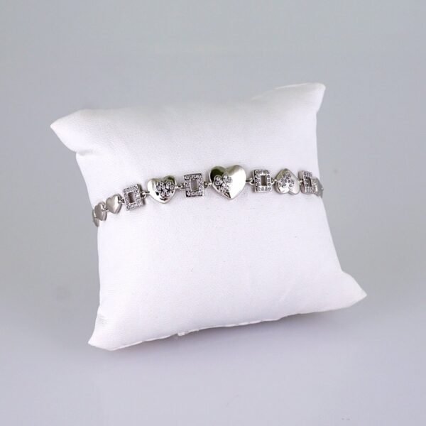 Women Bracelets/ Pulseras Dama/ Zircon Stone/ Silver Color//B1156