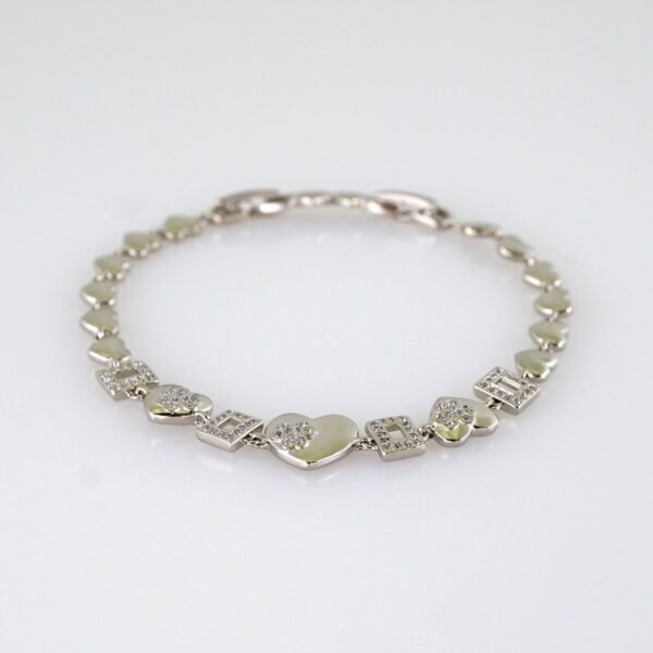 Women Bracelets/ Pulseras Dama/ Zircon Stone/ Silver Color//B1156 - Image 2