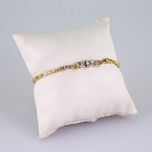 Women Bracelets/ Pulseras Dama/ Zircon Stone/ 14K Real Color// B1159