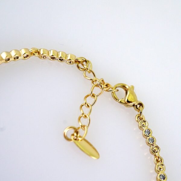 Women Bracelets/ Pulseras Dama/ Zircon Stone/ 14K Real Color// B1159 - Image 3