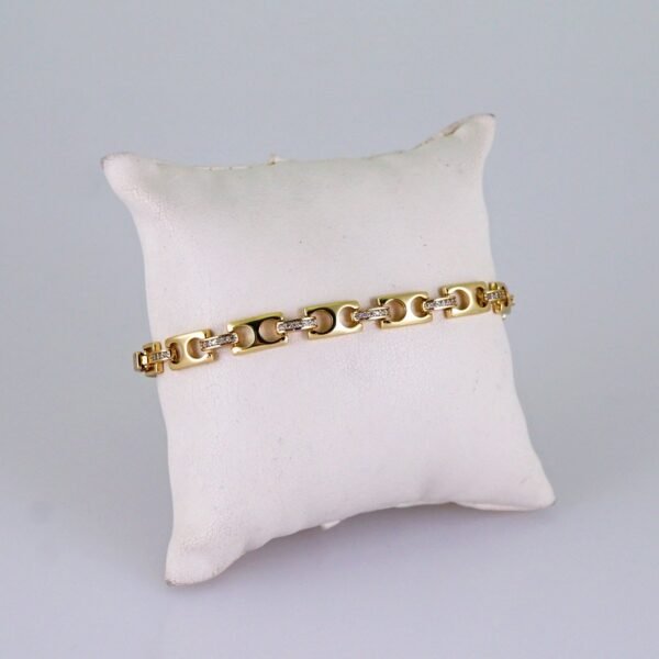 Women Bracelets/ Pulseras Dama/ Zircon Stone/ 14K Real Color// B1160