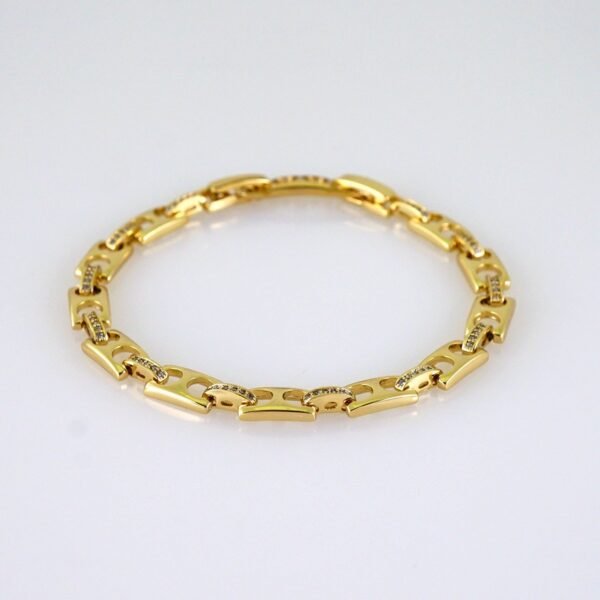 Women Bracelets/ Pulseras Dama/ Zircon Stone/ 14K Real Color// B1160 - Image 2