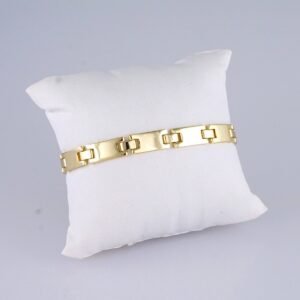 Women Bracelets/ Pulseras Dama/ Plain/ 14K Real Color// B1163