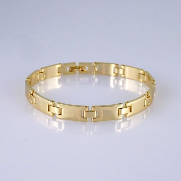 Women Bracelets/ Pulseras Dama/ Plain/ 14K Real Color// B1163 - Image 2
