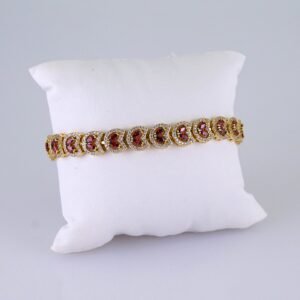 Women Bracelets/ Pulseras Dama/ Zircon Stone/ 14K Real Color// B1166