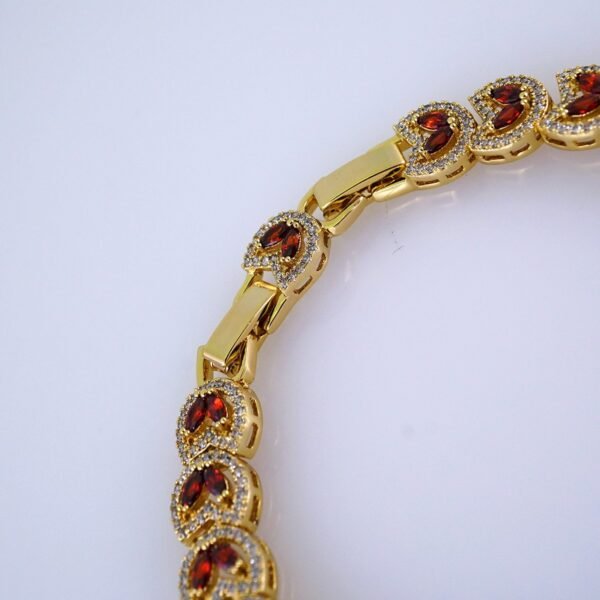 Women Bracelets/ Pulseras Dama/ Zircon Stone/ 14K Real Color// B1166 - Image 3