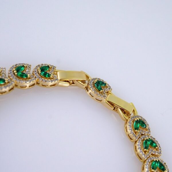 Women Bracelets/ Pulseras Dama/ Zircon Stone/ 14K Real Color// B1167 - Image 3