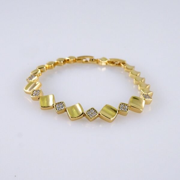 Women Bracelets/ Pulseras Dama/ Zircon Stone/ 14K Real Color// B1169 - Image 2