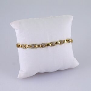 Women Bracelets/ Pulseras Dama/ Zircon Stone/ 14K Real Color// B1171