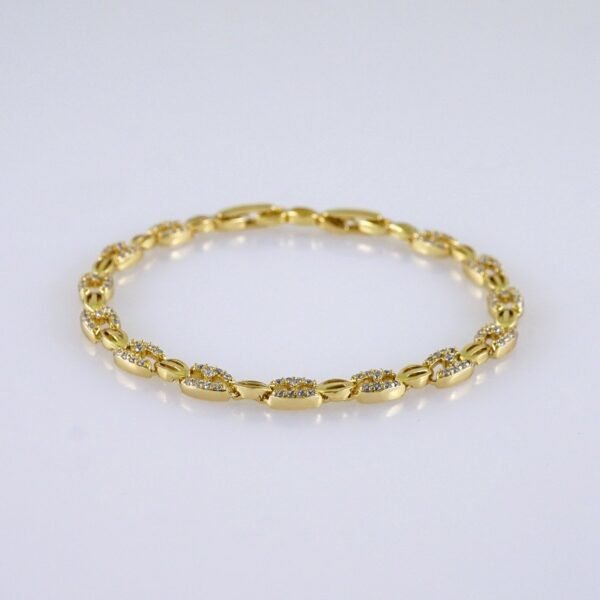 Women Bracelets/ Pulseras Dama/ Zircon Stone/ 14K Real Color// B1171 - Image 2
