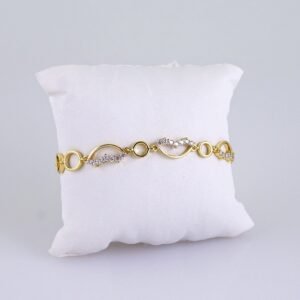 Women Bracelets/ Pulseras Dama/ Zircon Stone/ 14K Real Color// B1177