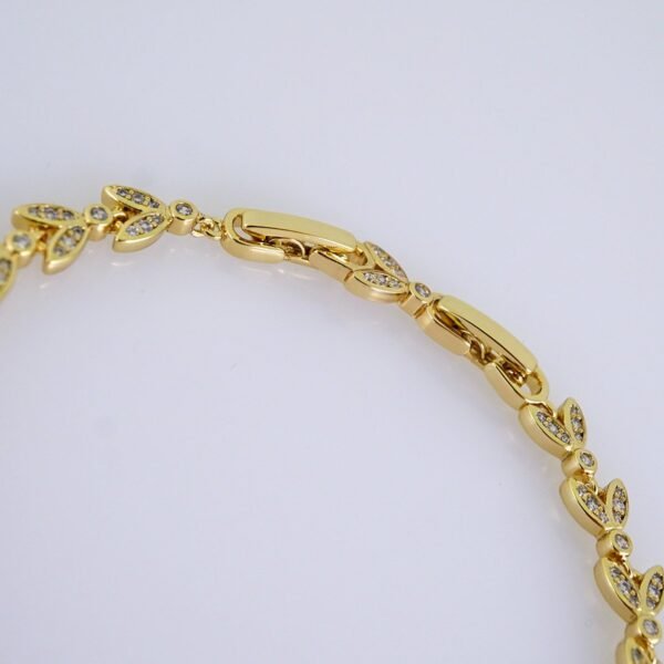 Women Bracelets/ Pulseras Dama/ Zircon Stone/ 14K Real Color// B1178 - Image 3