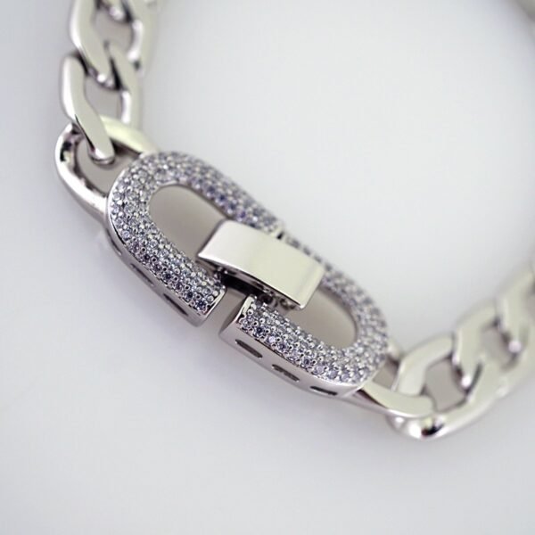 Women Bracelets/ Pulseras Dama/ Zircon Stone/ Silver Color// B1184 - Image 3