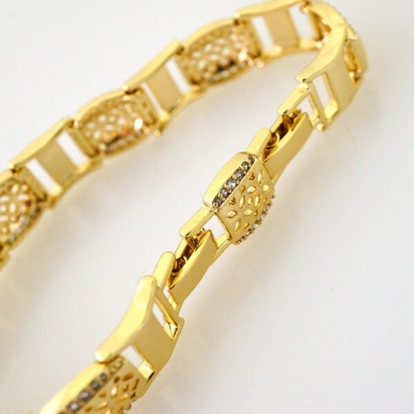 Women Bracelets/ Pulseras Dama/ Zircon Stone/14K Real Color// B1186 - Image 3