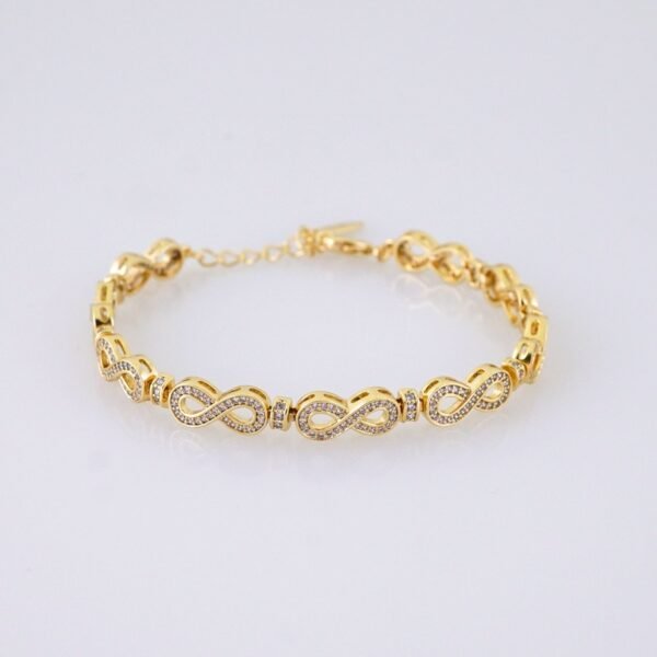 Women Bracelets/ Pulseras Dama/ Zircon Stone/ 14K Real Color// B1187 - Image 2