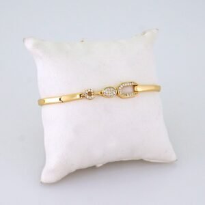 Women Bracelets/ Pulseras Dama/ Zircon Stone/ 14K Real Color// B1191