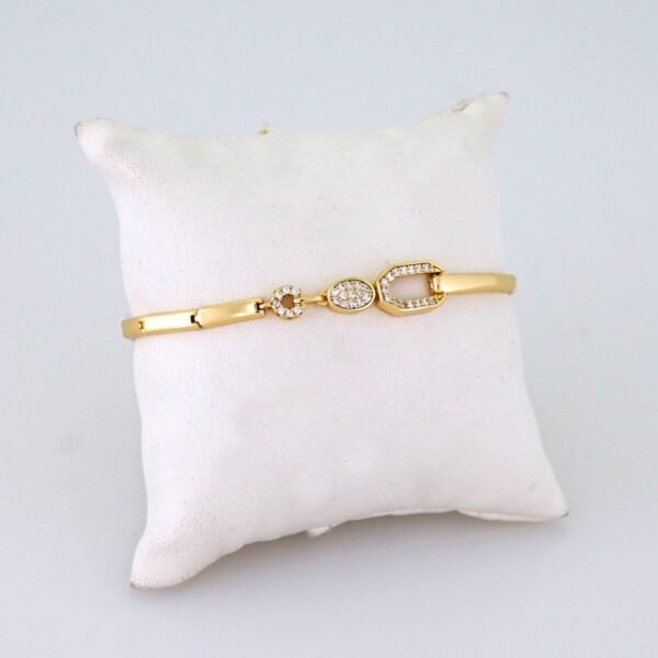 Women Bracelets/ Pulseras Dama/ Zircon Stone/ 14K Real Color// B1191