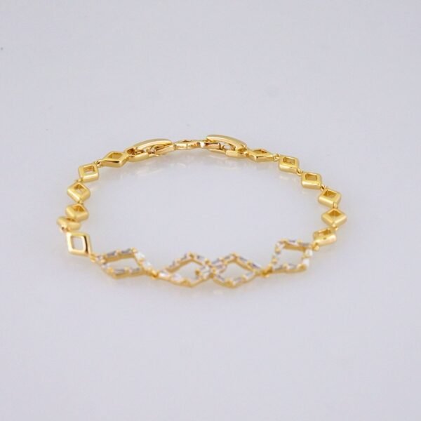 Women Bracelets/ Pulseras Dama/ Zircon Stone/ 14K Real Color// B1194 - Image 2