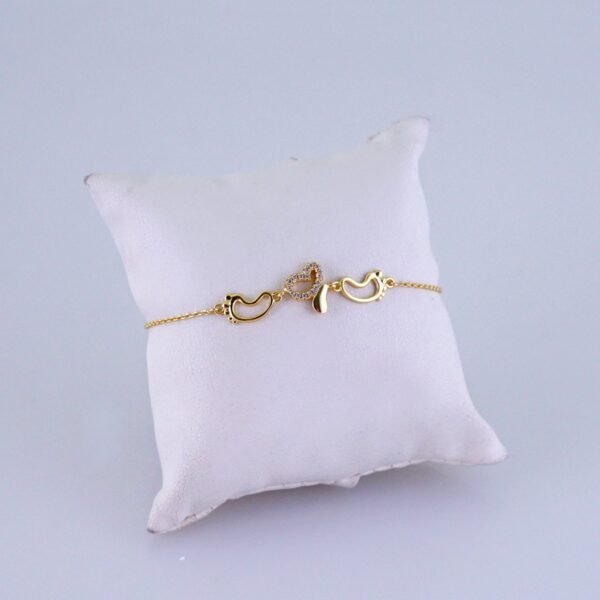 Women Bracelets/ Pulseras Dama/ Zircon Stone/ 14K Real Color// B1195