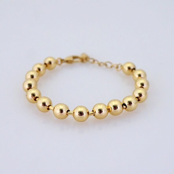Women Bracelets/ Pulseras Dama/ Plain/14K Real Color// B1197 - Image 2