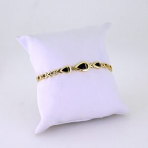 Women Bracelets/ Pulseras Dama/ Zircon Stone/ 14K Real Color// B1199