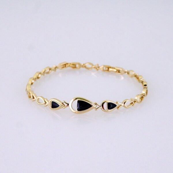 Women Bracelets/ Pulseras Dama/ Zircon Stone/ 14K Real Color// B1199 - Image 2